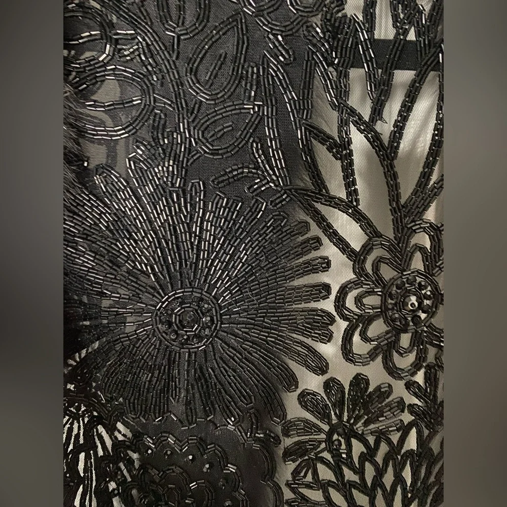 Naeem khan fox fur beaded vest - Picture 5 of 13